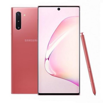 buy Cell Phone Samsung Galaxy Note 10 SM-N970U1 256GB - Aura Pink - click for details